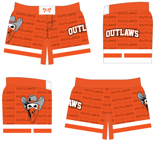 Outlaws Wrestling Women's Custom Micro Stretch Fight Shorts