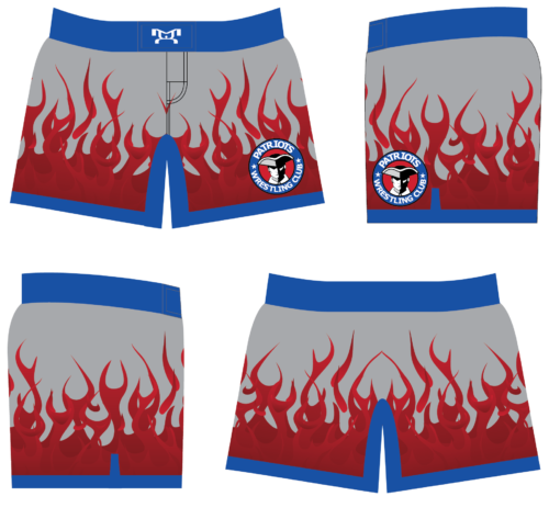 Patriots Wrestling Club Women's Custom Micro Stretch Fight Shorts