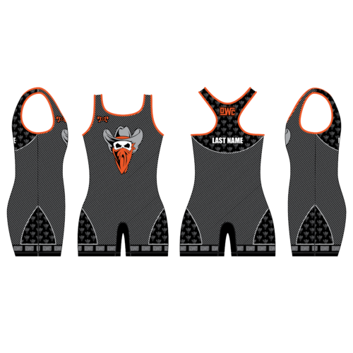 Outlaws Wrestling Black logo Women's Singlet 2024