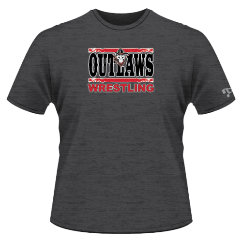 PA Outlaws Wrestling Club Custom Heat Press T Shirt