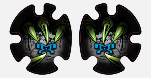 Beast Claw Headgear Decal