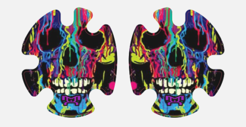 Vivid Skull Headgear Decal
