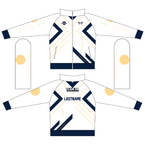 Team PA Custom White Full Zip