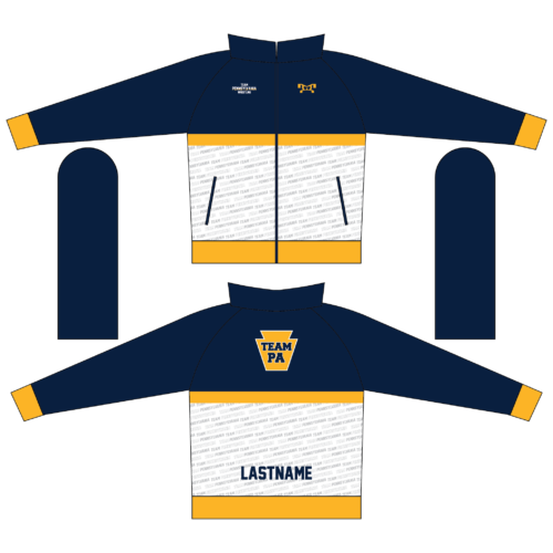 Team PA Custom White & Navy Full Zip