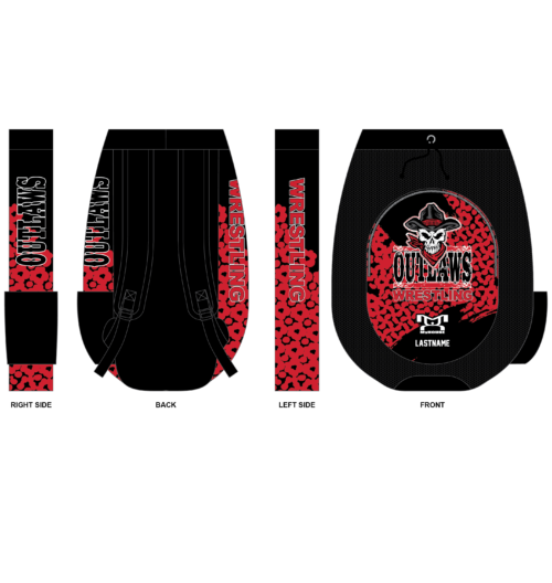 PA Outlaws Wrestling Club Sublimated Custom Gear Bag