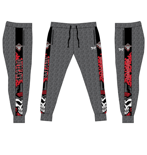 PA Outlaws Wrestling Club Custom Joggers (Heathered fabric may vary in color & texture)