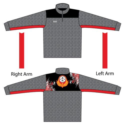 Phoenix Martial Arts  Heathered Quarter Zip 2024  (Heathered fabric may vary in color & texture)