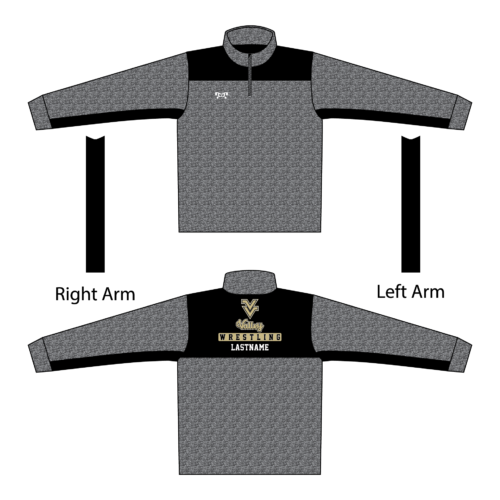 Valley High School  Heathered Quarter Zip 2024 (Heathered fabric may vary in color & texture)