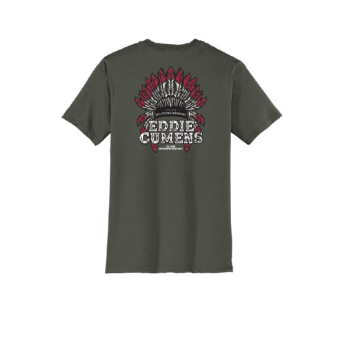 Eddie Cumens Deepest Grey T-Shirt - Image 2