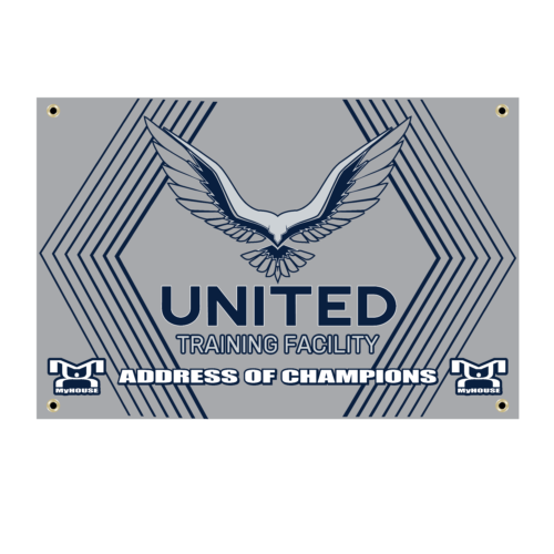 UNITED TRAINING FACILITY Custom Team Banner
