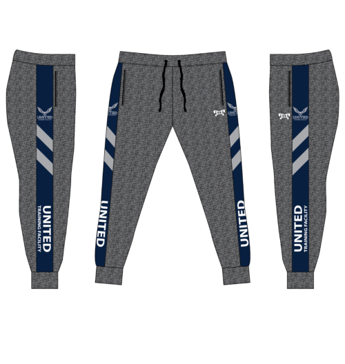 UNITED TRAINING FACILITY Custom  Joggers 2024 (Heathered fabric may vary in color & texture)