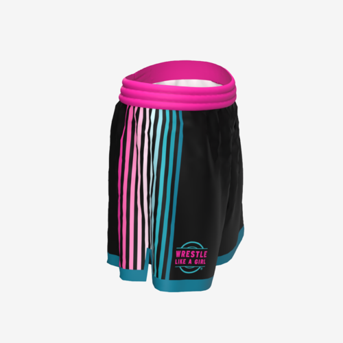 wrestle like a girl fight shorts