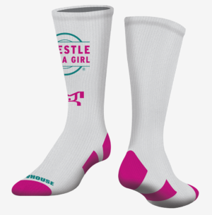 wrestle like a girl socks