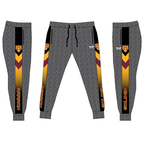 Barron Golden Bears Football  Custom  Joggers 2024 (Heathered fabric may vary in color & texture)