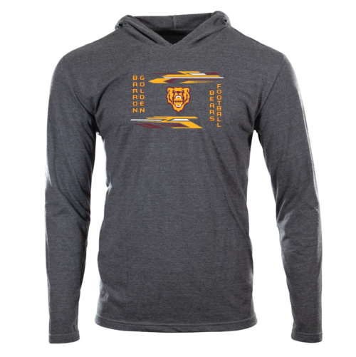 Barron Golden Bears Football  Long Sleeve Hoodie