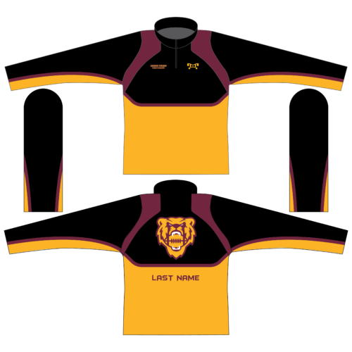 Barron Golden Bears Football Custom Quarter Zip 2024