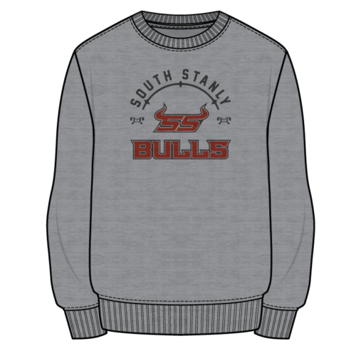 SOUTH STANLY Sublimated Decal Grey Crewneck