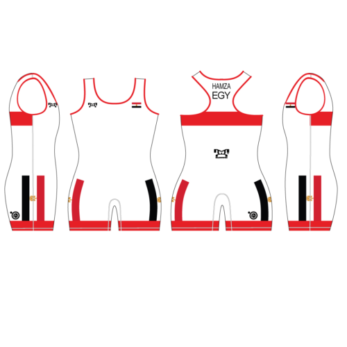 Samar hamza White Egypt Pyramid Women's Singlet