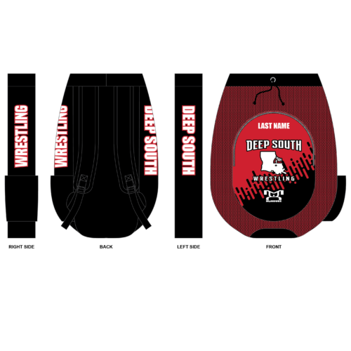 Deep South Wrestling Sublimated Custom Gear Bag
