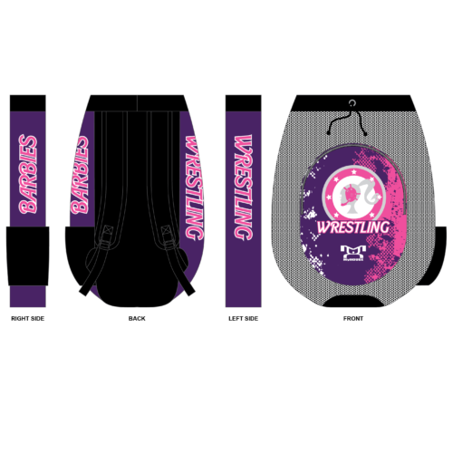 Corry Girls Wrestling Custom Gear Bag