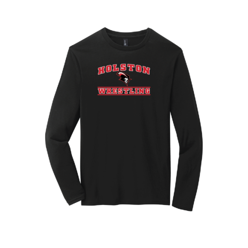 Holston Wrestling Custom Black Heat Press Long Sleeve 2024