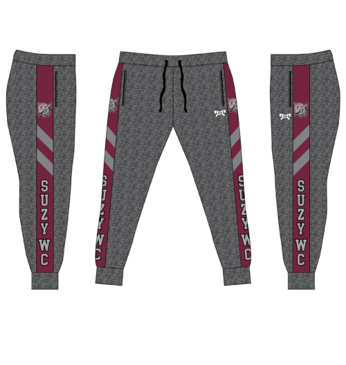 Suzy Wrestling Club Custom Joggers (Heathered fabric may vary in color & texture)