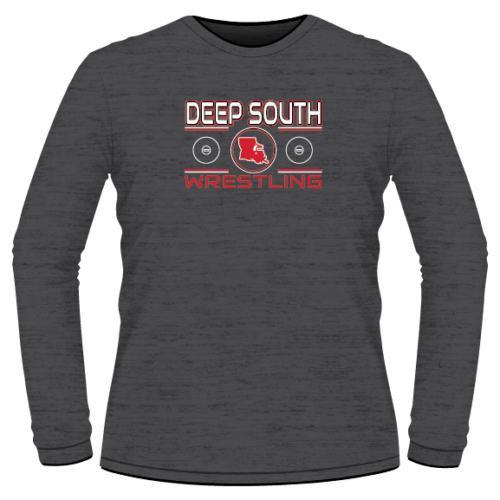 Deep South Wrestling Custom Heat Press Long Sleeve