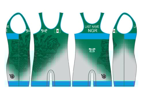 Nigeria UWW 2024 Blue Freestyle Singlet (pre order)