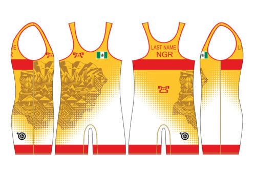 Nigeria UWW 2024 Red Freestyle Singlet (pre order)