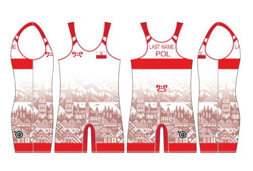 Poland UWW 2024 Red Freestyle Singlet (pre order)