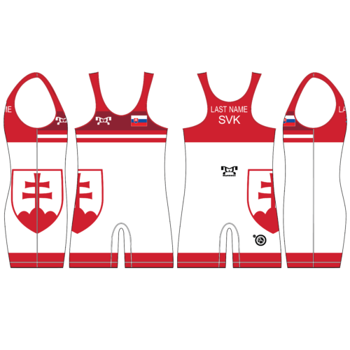 Slovakia UWW 2024 Red Freestyle Singlet (pre order)