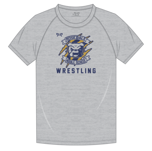 Rosedale Middle School  Custom Sublimated Decal T Shirt