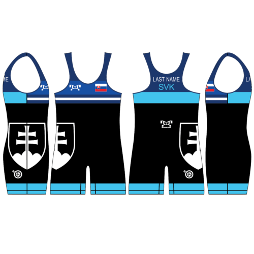 Slovakia UWW 2024 Blue Freestyle Singlet (pre order)