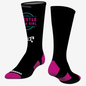 wrestle like a girl socks