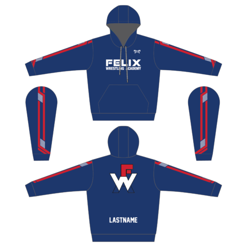 Felix Wrestling Academy  Sublimated Custom Hoodie 2024