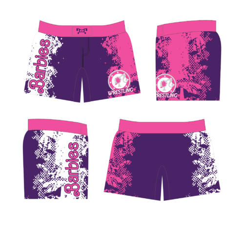 Corry Girls Wrestling Women's Custom Micro Stretch Fight Shorts