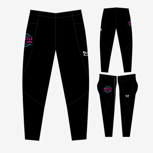 wrestle like a girl leggings