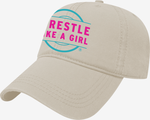 wrestle like a girl baeball hat