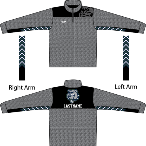Southeast Raleigh High school Heathered Quarter Zip 2024  (Heathered fabric may vary in color & texture)
