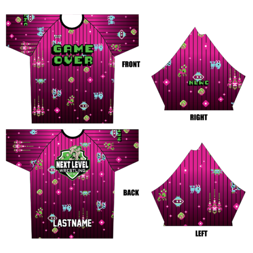 Next Level Wrestling PINK GAME Dri-Fit T-Shirt
