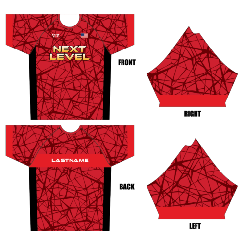 Next Level Wrestling Red Dri-Fit T-Shirt