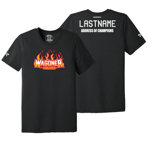 Wagoner Heat Custom Black Address Of Champions Heat Press T Shirt