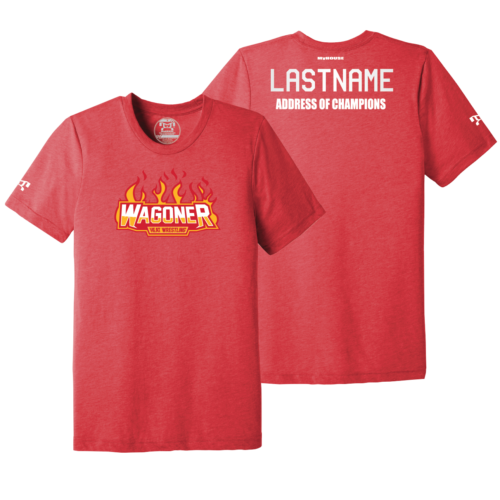 Wagoner Heat Custom Red Address Of Champions Heat Press T Shirt