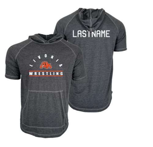 Livonia Bulldogs Short Sleeve Hoodie 2024