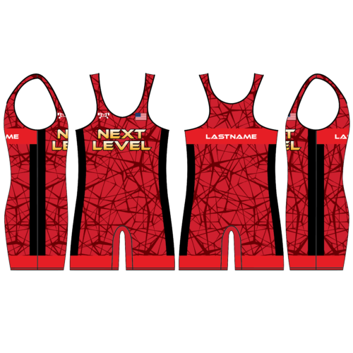 Next Level Red Custom Singlet 2024