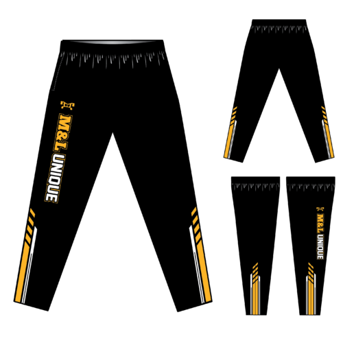 M&L Unique Bowling Sublimated Tapered Pants W/ Zipper