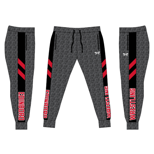 Edinboro Youth Wrestling Club Custom Joggers (Heathered fabric may vary in color & texture)