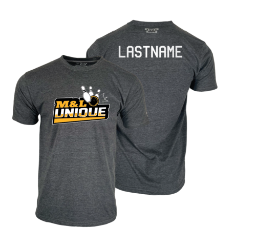 M&L Unique Bowling Custom Heat Press T Shirt