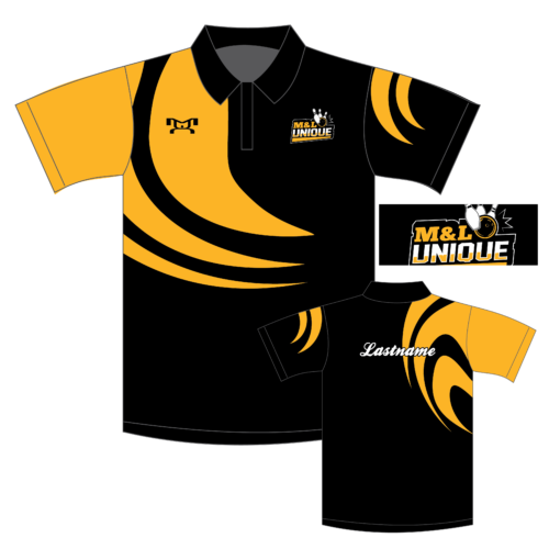 M&L Unique Bowling Custom Polo