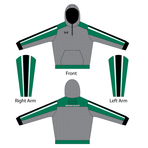 Waterford High School Custom Quarter Zip Hoodie 2024